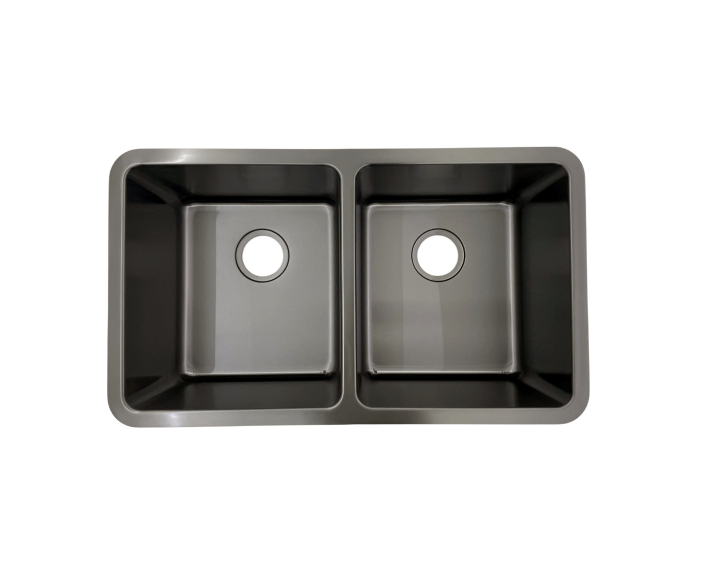 undermount black coloured stainless steel kitchen sink OM01DB