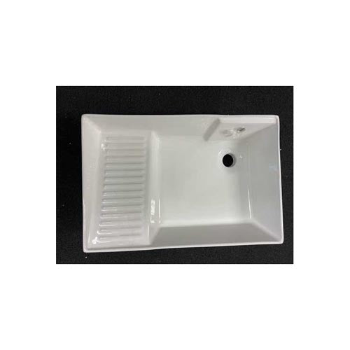 Ceramic basin with washboard OM002