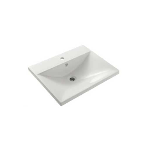 recessed retangle ceramic basin OM753