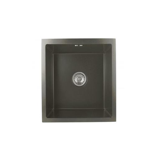 undermount gunmetal black coloured stainless steel kitchen sink OM6872H