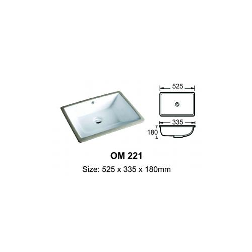 under counter square basin OM221