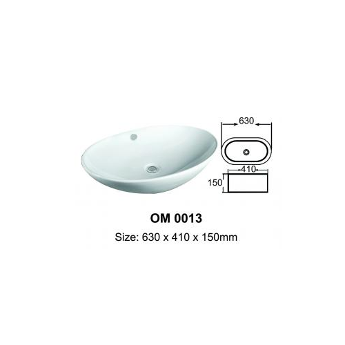 quality ceramic grade A basin OM0013