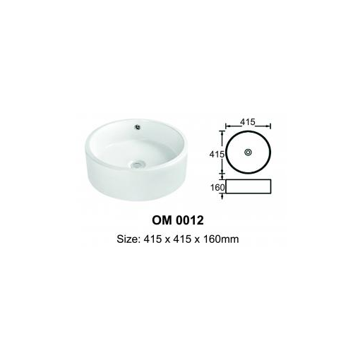 quality ceramic grade A basin OM0012