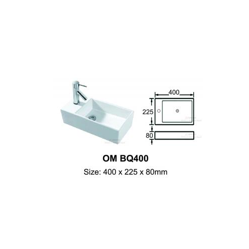 acrylic art basin  OMBQ400
