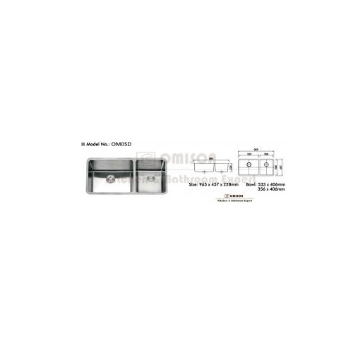 undermount kitchen sink OM05D