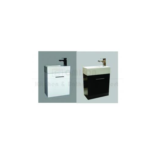 lacquer finish glossy white vanity OMTW-400W